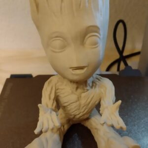 Estátua Baby Groot -Suporte para controle